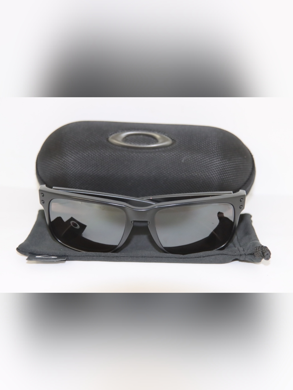 Oakley Holbrook Black Sunglasses with Hard Case